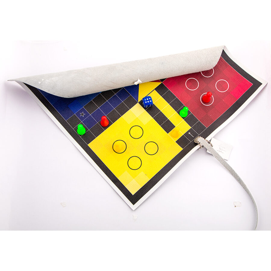 Leather Ludo Roll