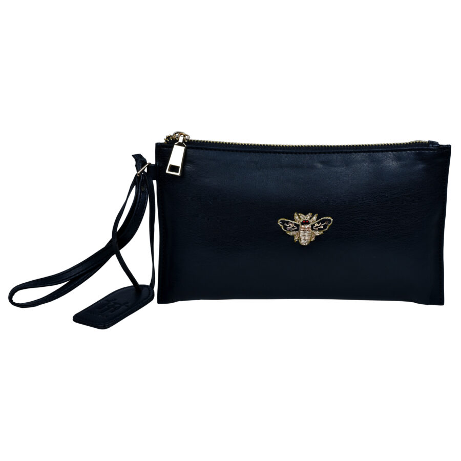 The Black Bee Wristlet