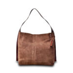Brown Emeranda Suede Tote
