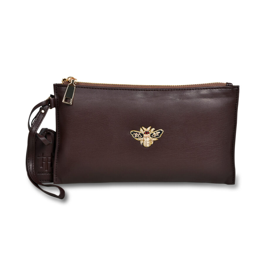 The Brown Bee Wristlet