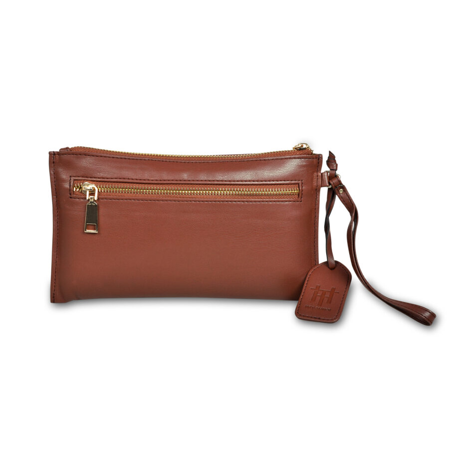 The Tan Brown Bee Wristlet - Image 3