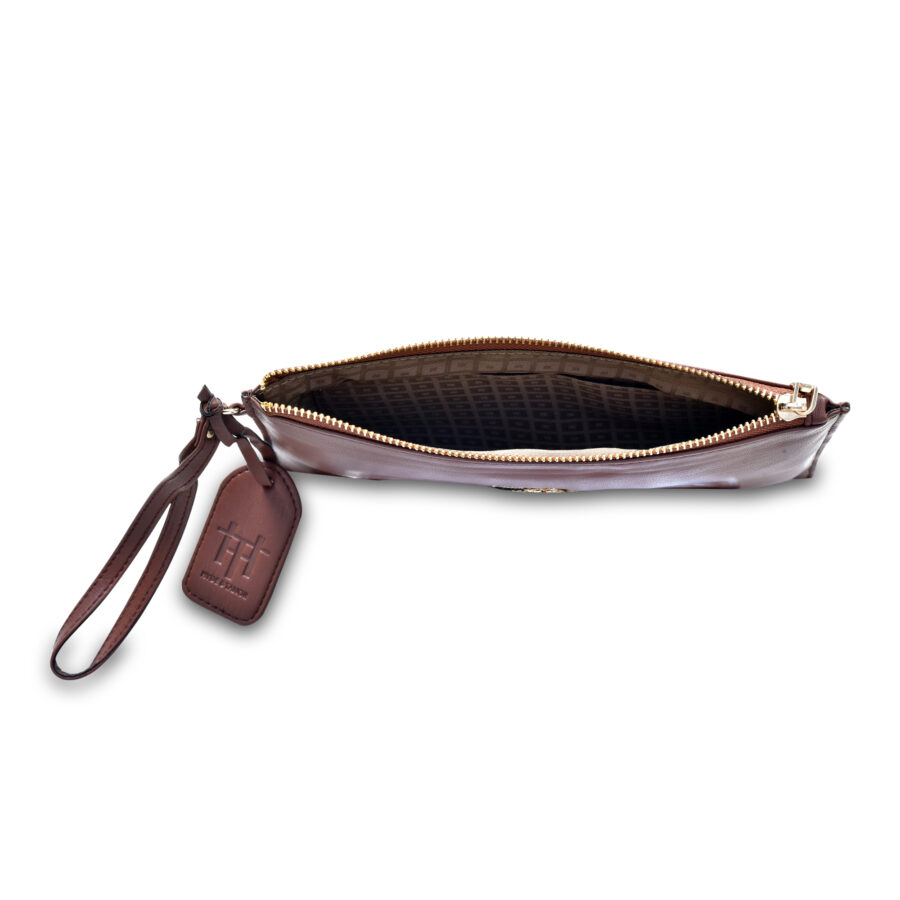 The Tan Brown Bee Wristlet - Image 4