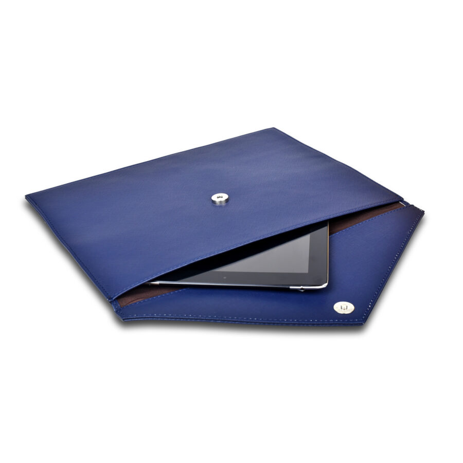 Envelope Shape Navy Document / Tablet Case - Image 5