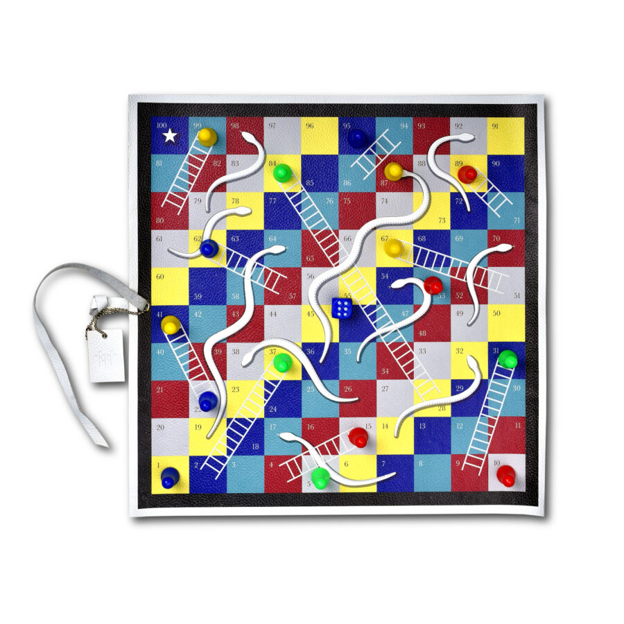 Leather Snakes & Ladders Roll - Image 2