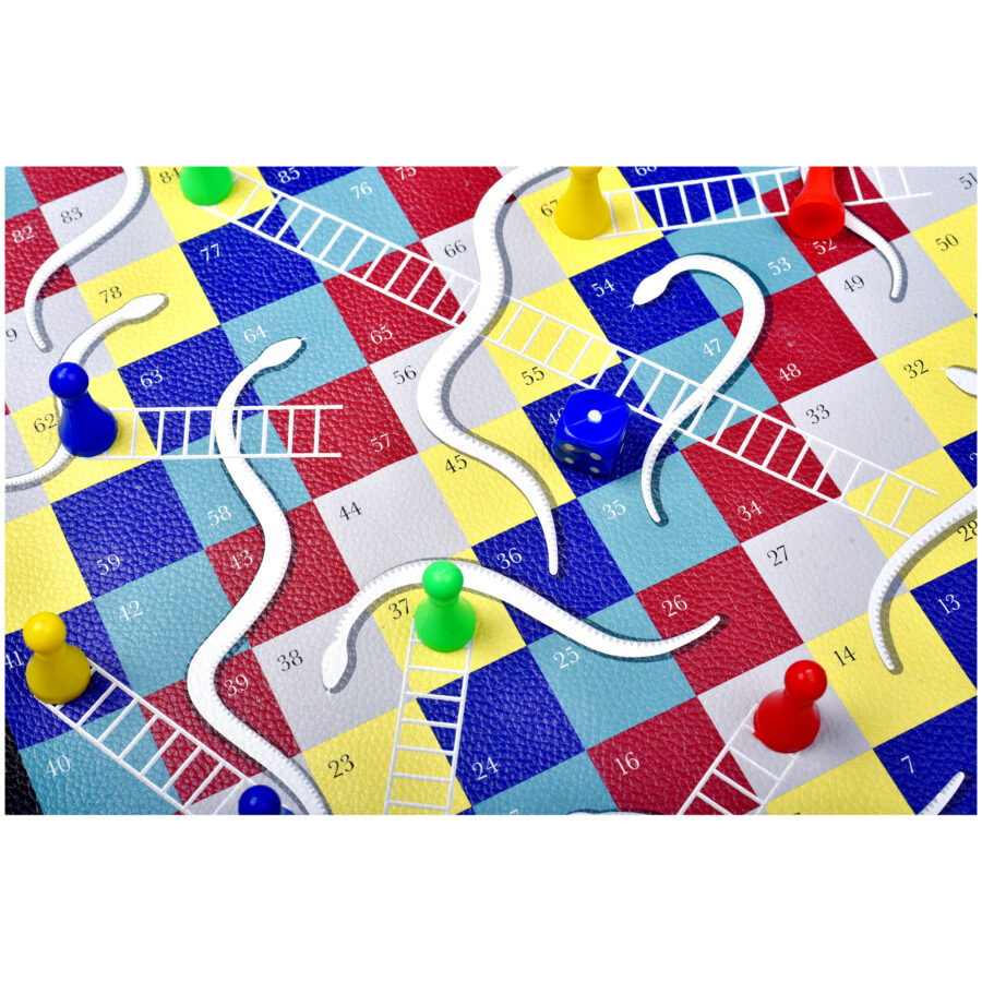 Leather Snakes & Ladders Roll - Image 3