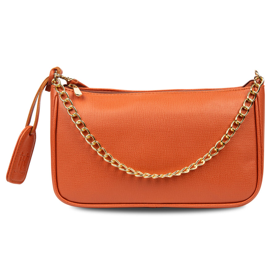 The Tan three handle bag