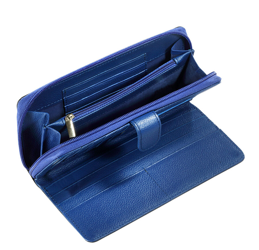 Blue Contrasto Ladies Purse - Image 4