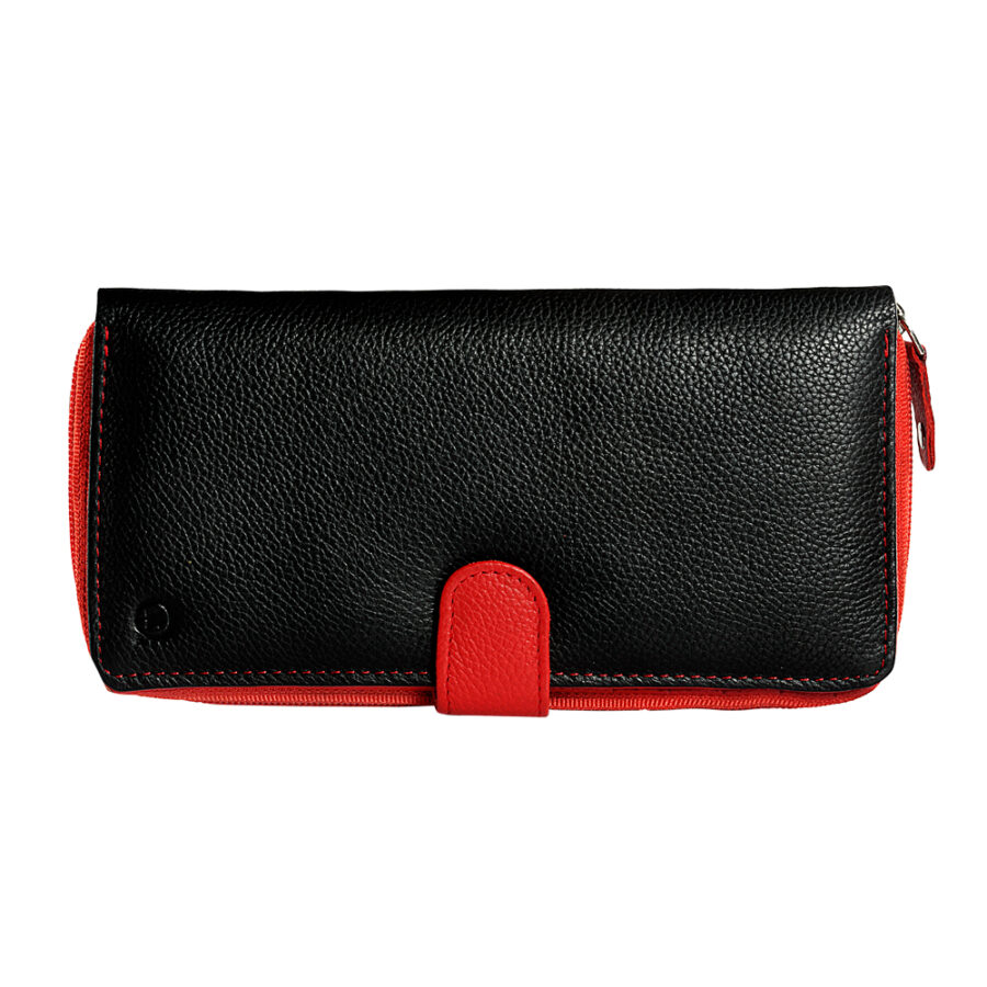 Red Contrasto Ladies Purse