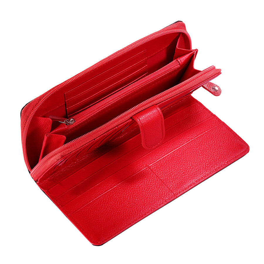 Red Contrasto Ladies Purse - Image 4