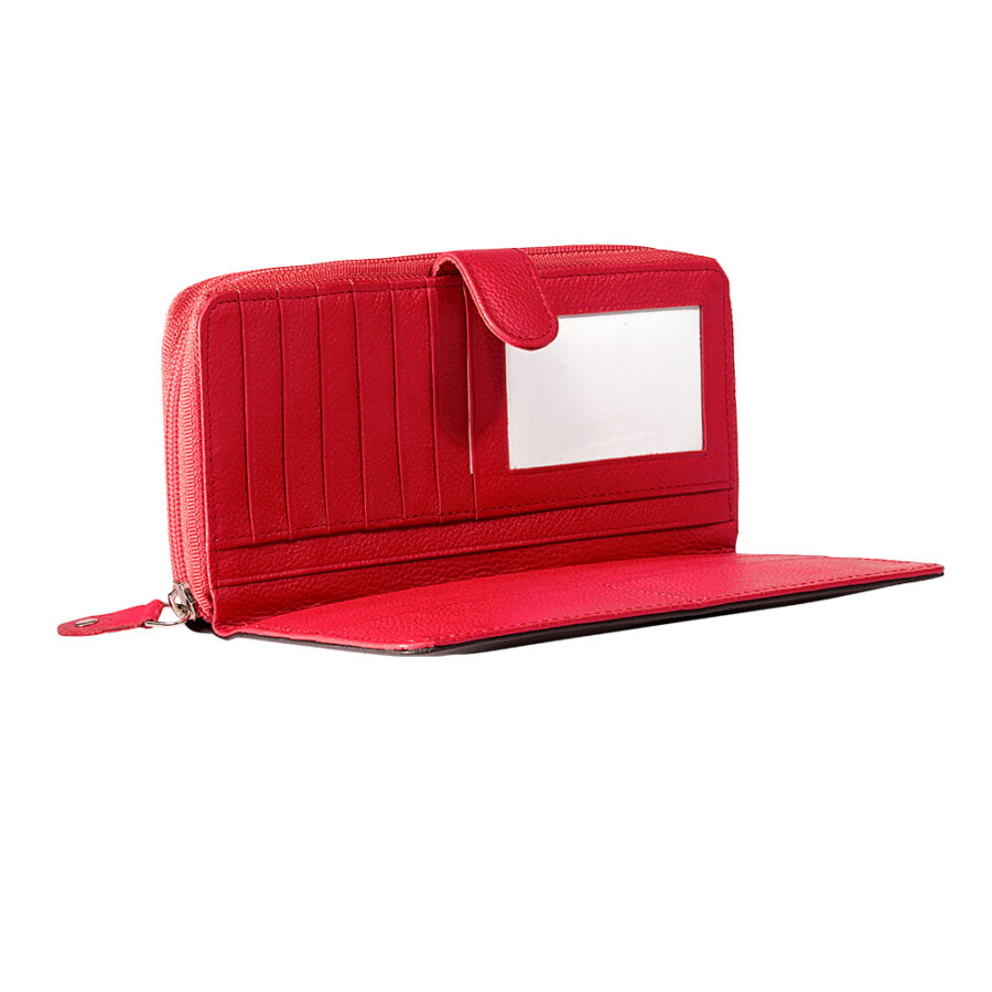Red Contrasto Ladies Purse - Image 3