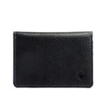 Black Stitch card case