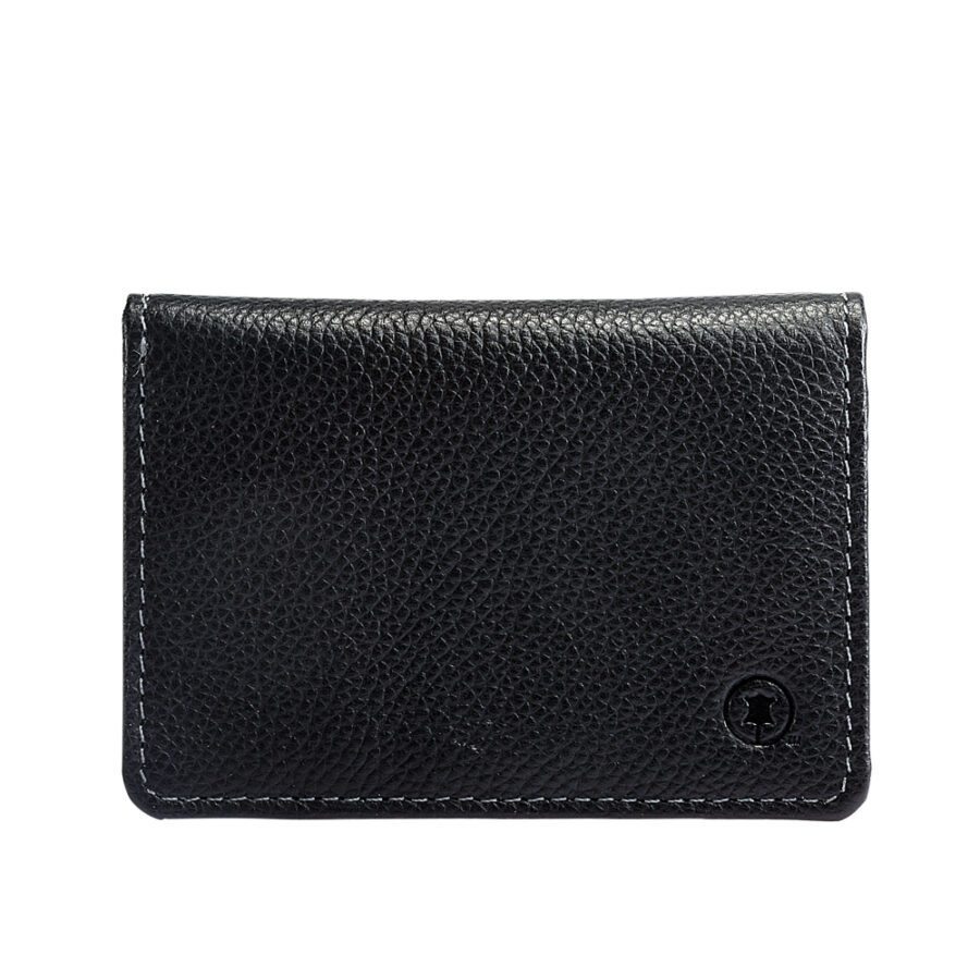 Black Stitch card case