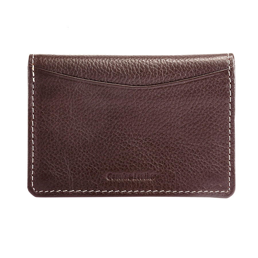 Brown Stitch card case - Image 4