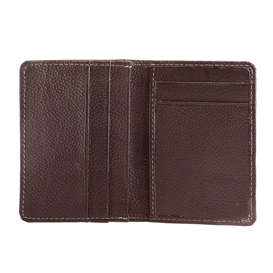Brown Stitch card case - Image 2
