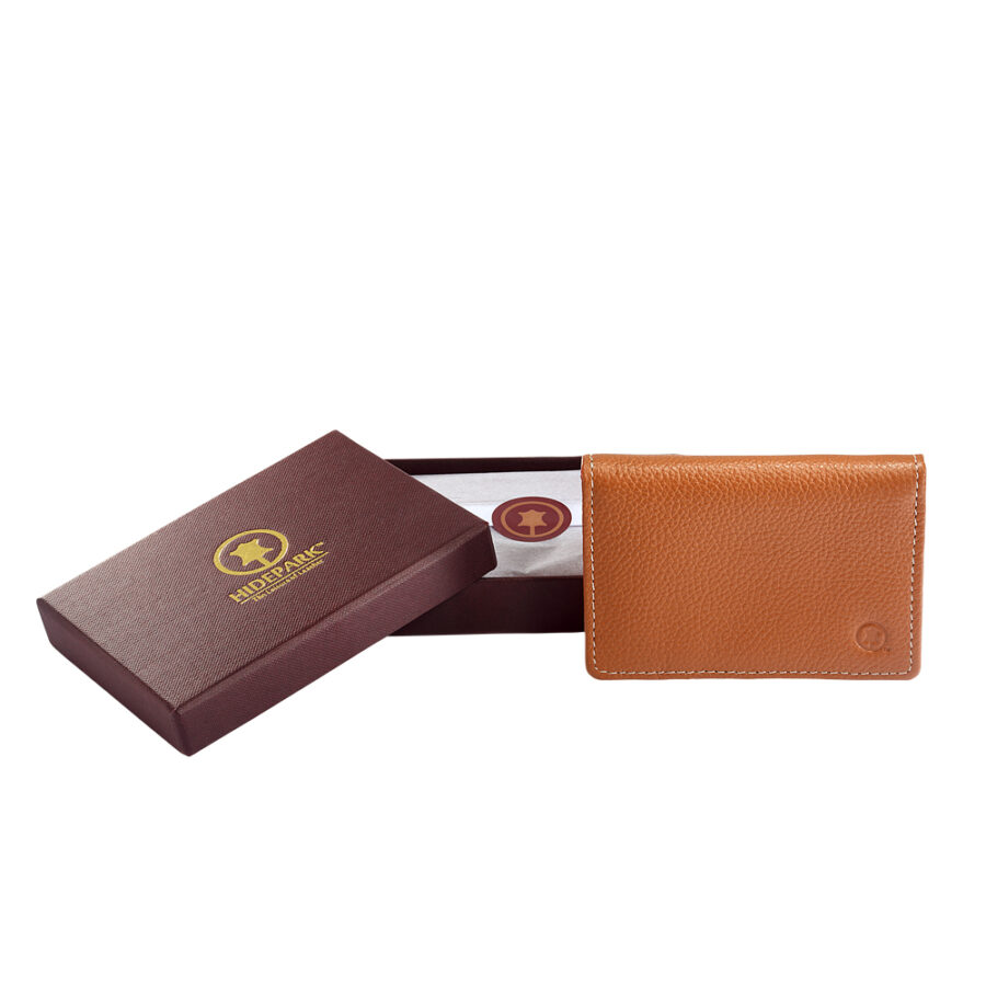 Tan Stitch card case - Image 5