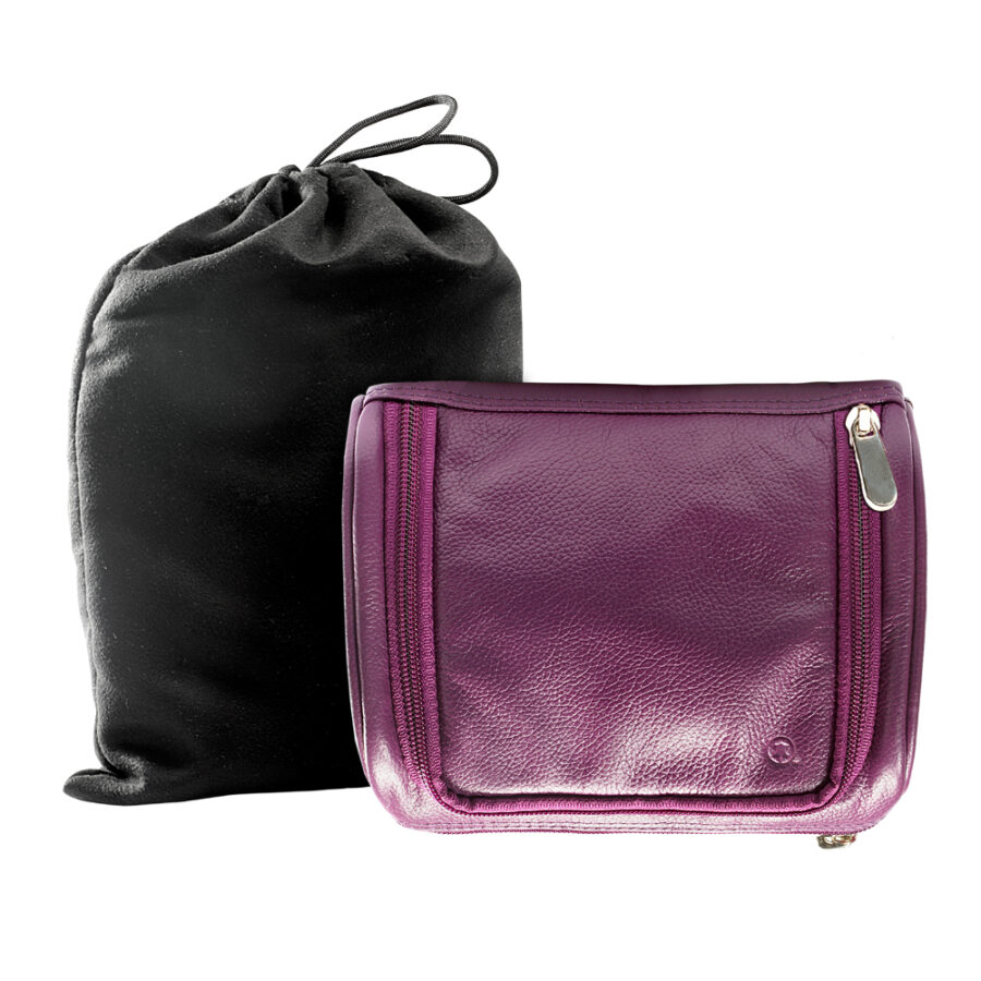 Purple Uni Toiletries bag - Image 5