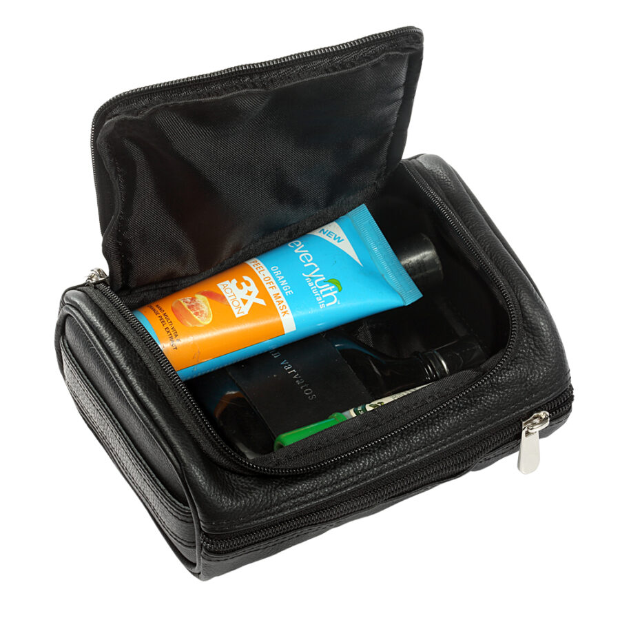 Black Uni Toiletries bag - Image 2