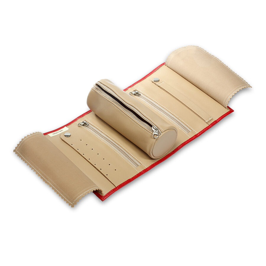 Red Regina Jewellery roll - Image 2