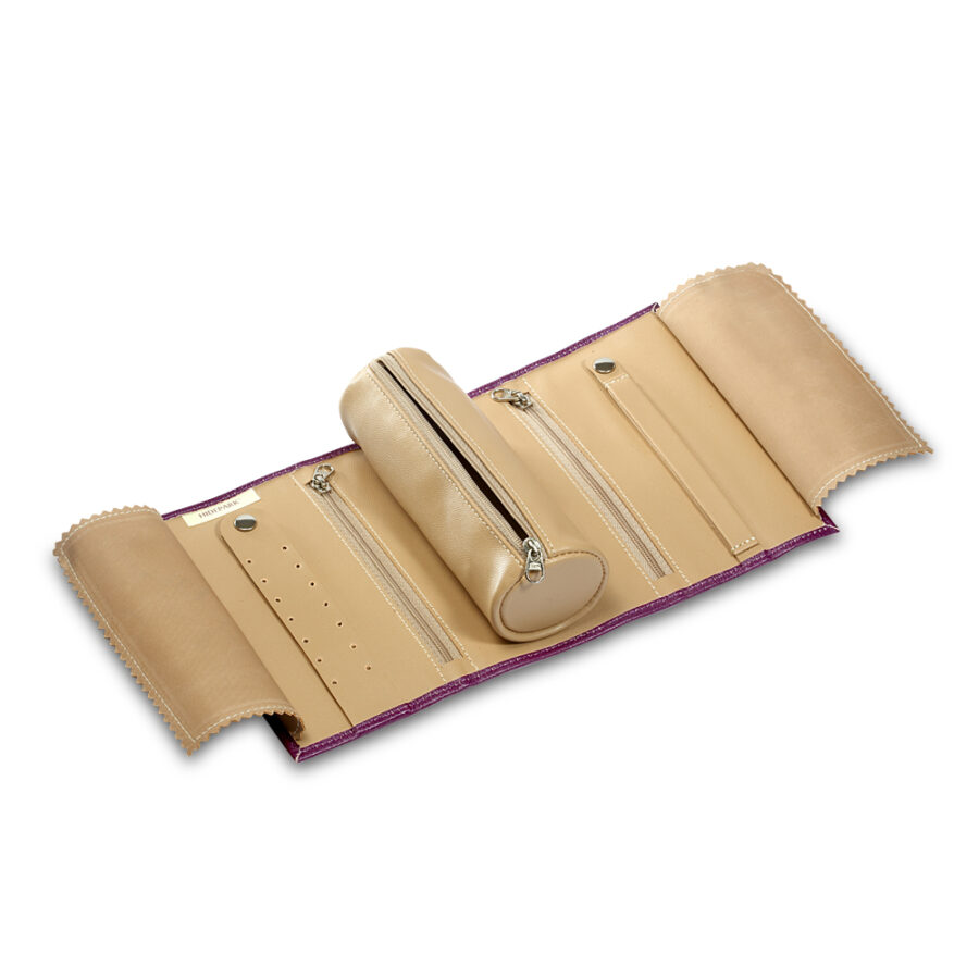 Purple Regina Jewellery roll - Image 2