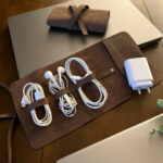 Suede Organising Roll